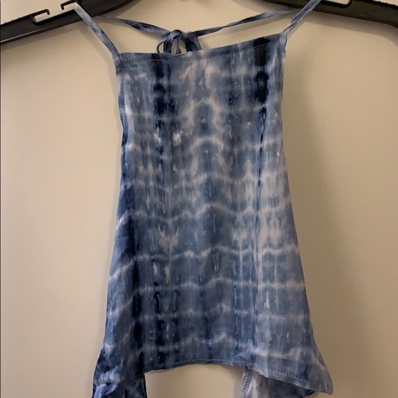 Two piece tie-dye set. Halter top with shorts - Picture 2 of 5